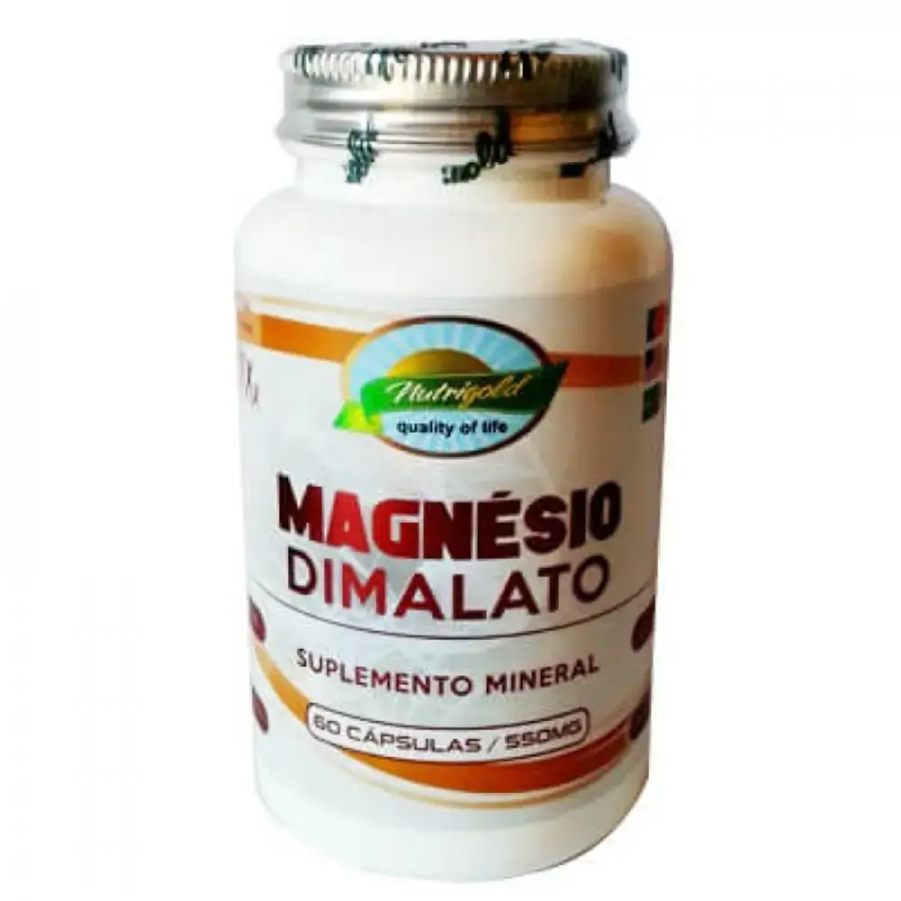 Magnesio Dimalato 120caps 600mg Nutrigold