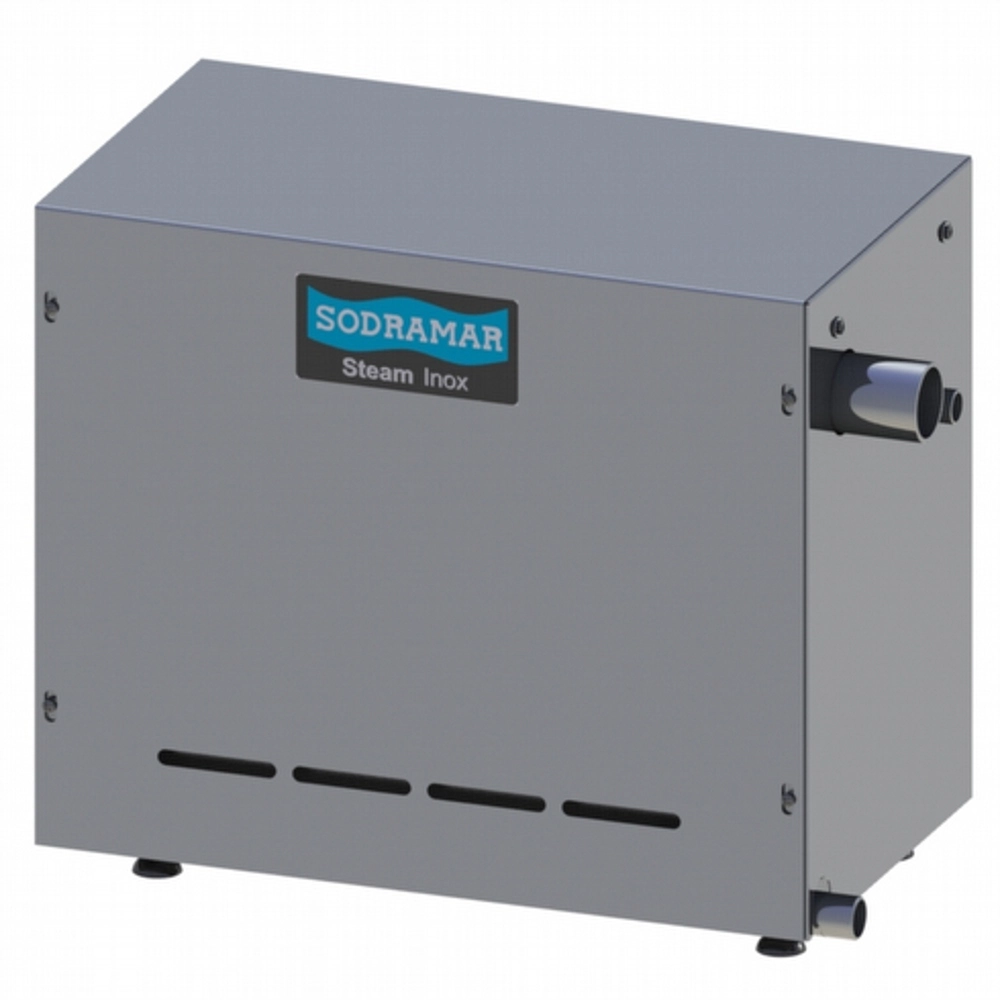 Gerador De Vapor Steam Inox 12 Kw Para Sauna Úmida De Até 18 M³ - Sodramar