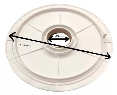 Tampa Do Cesto Coletor Para Skimmer Bl / Bp Sodramar So004224