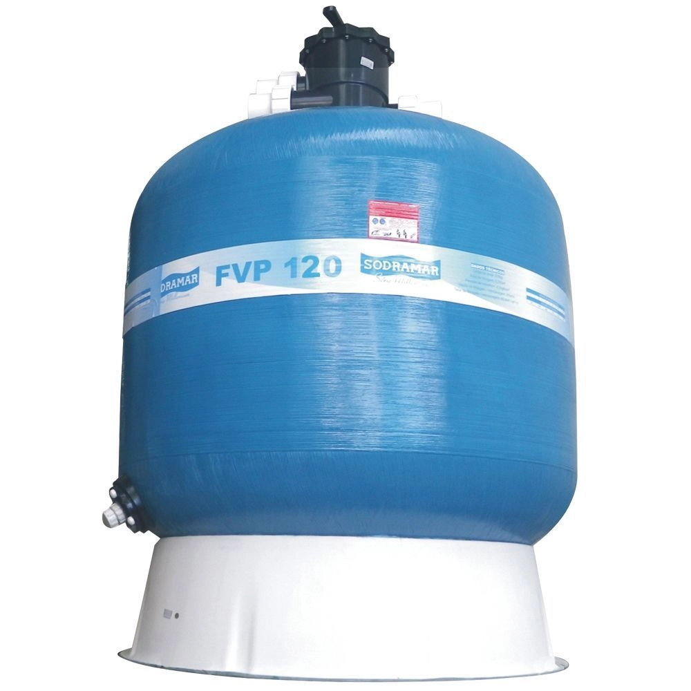Filtro Piscina Comercial Fvp 120 Sodramar - Até 451 Mil Litros