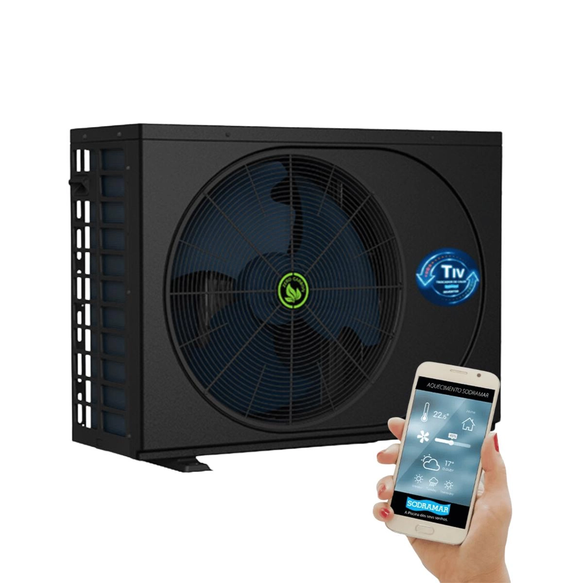 Trocador De Calor Para Piscinas Th Tiv 75 Inverter - Sodramar