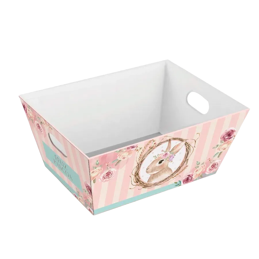 Cesta Rigida Coelha Serena 19000648 27x21x12 Cromus