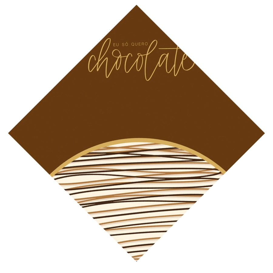 Saco Express Choc Art 35x35 88500236 25un Cromus