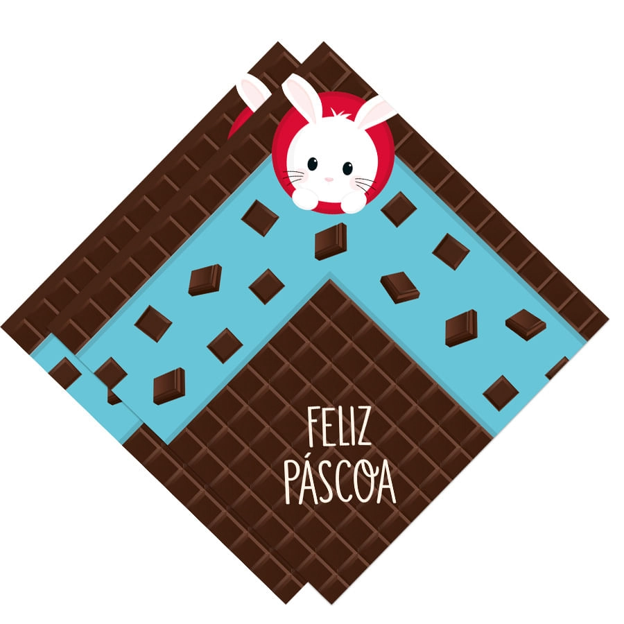 Saco Express Choc Bit 32x32 Turq 88500231 25un Cromus