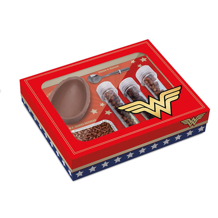 Cx Kit Confeiteiro Mulher Maravilha 150g 13004457 Cromus