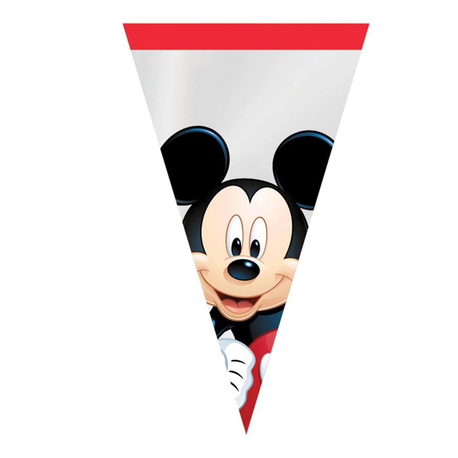 Cone Mickey 11600014 50un 17.5x29.5 Cromus
