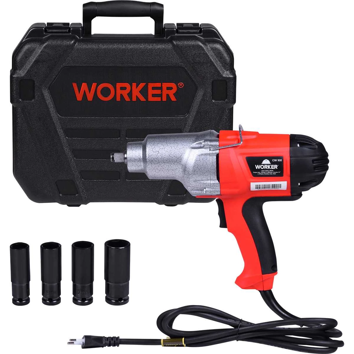 Chave De Impacto Encaixe 1/2" 900 Watts - Ciw900 - Worker (110v)