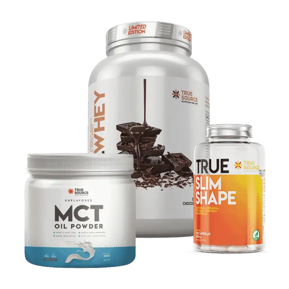 Combo Perda de Peso True Whey Dark Chocolate