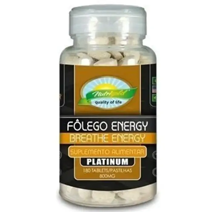 Folego Energy Platinum 180 Cápsulas 800mg Nutrigold