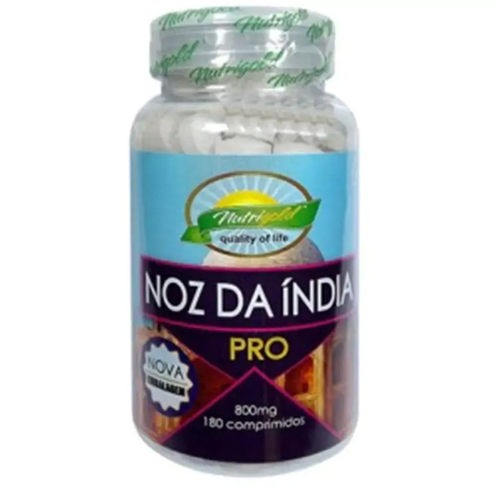Noz Da índia 180 Comprimidos Nutrigold