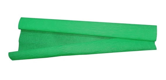 Papel Crepom Comum Verde Claro 48x200