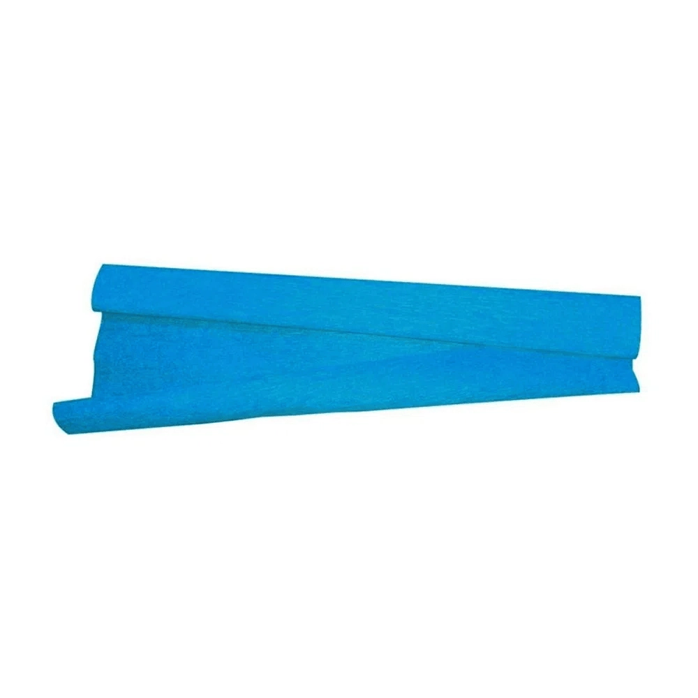 Papel Crepom Comum Azul Celeste 48x200