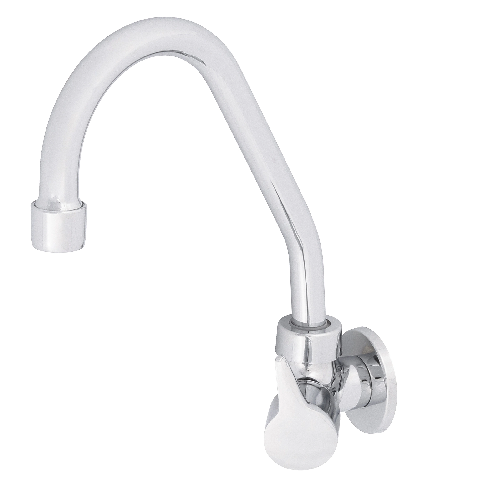 Torneira para Parede de Cozinha Bica Alta Cromado Easy Romar