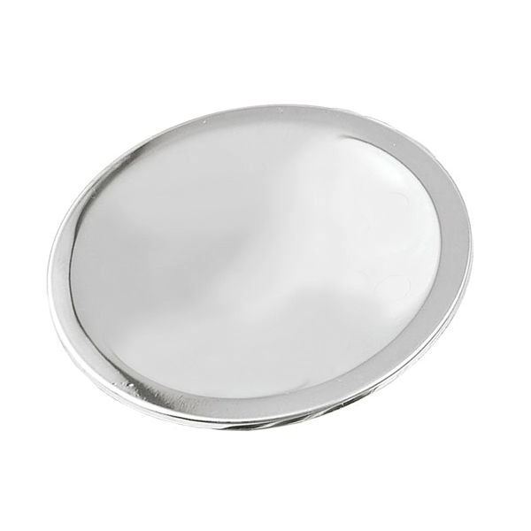 Tampa Cega Redonda Pequena Aço Inox 10cm Equation