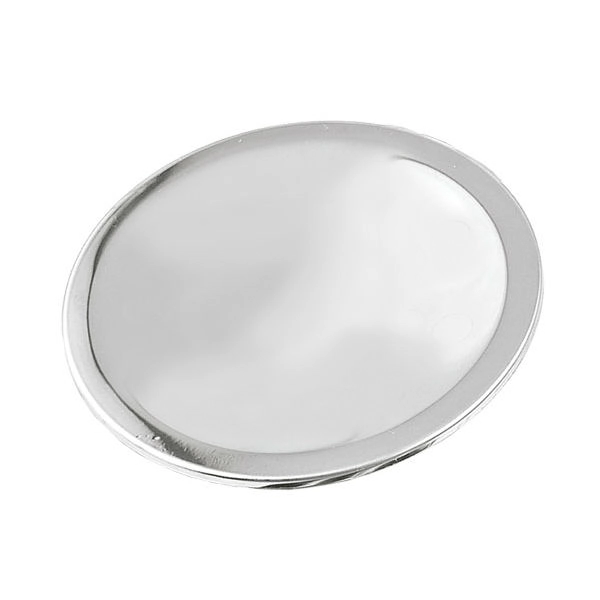 Tampa Cega Redonda Grande Aço Inox 15cm Equation