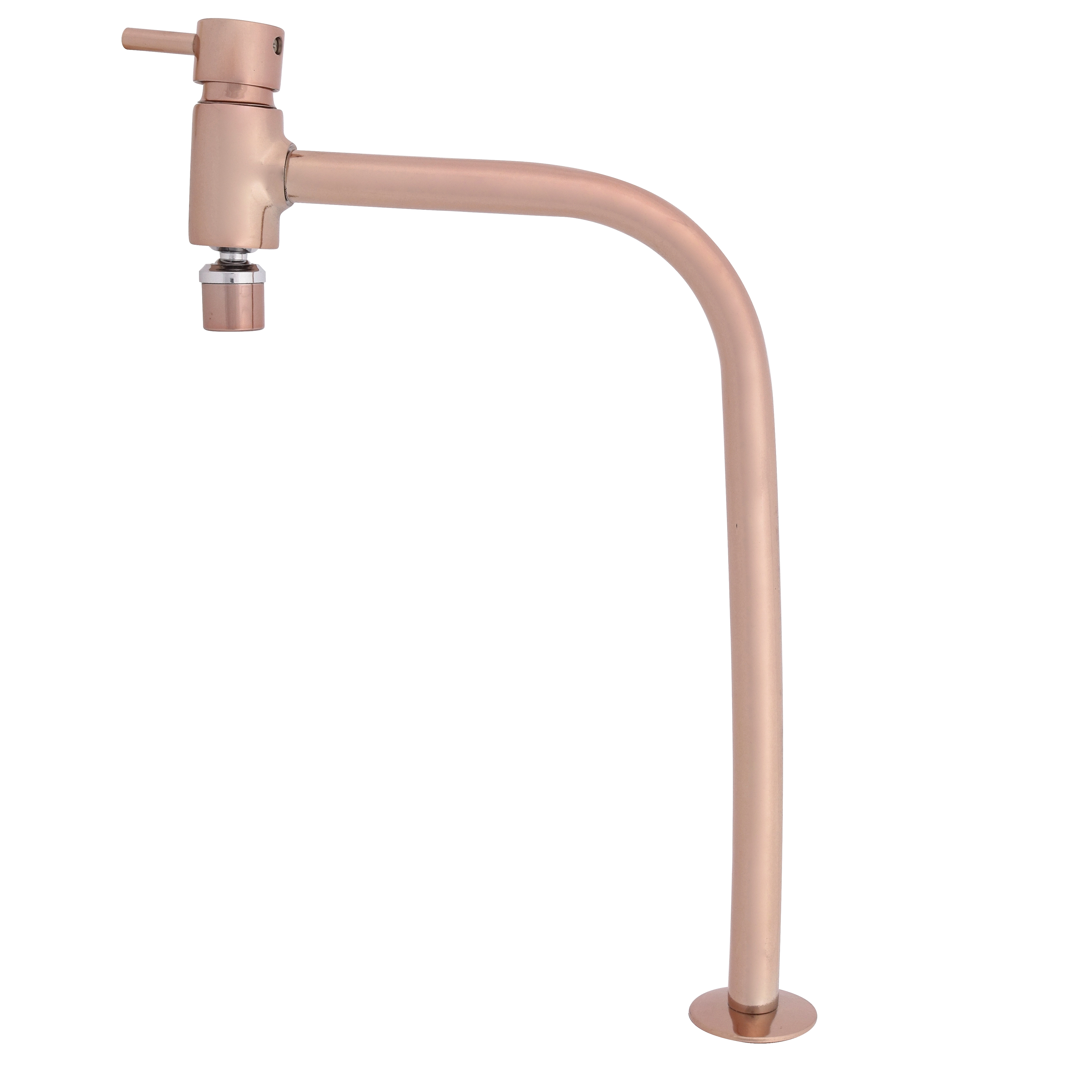 Torneira para Pia de Cozinha Bica Alta Bello Rose Gold Romar