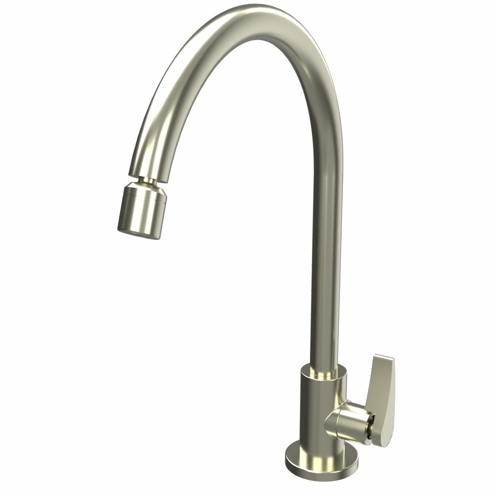 Torneira para Pia de Cozinha Bica Alta Inox New Ágile Romar