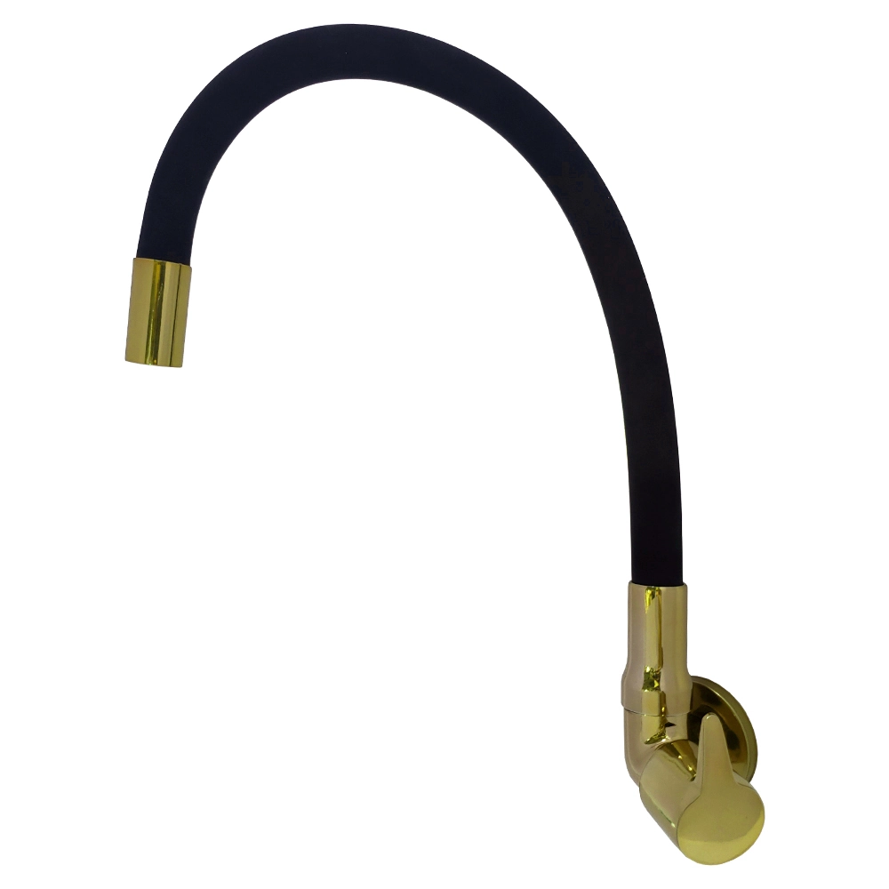 Torneira Parede Cozinha Bica Média Dourado Collorflex Easy DN15 Romar