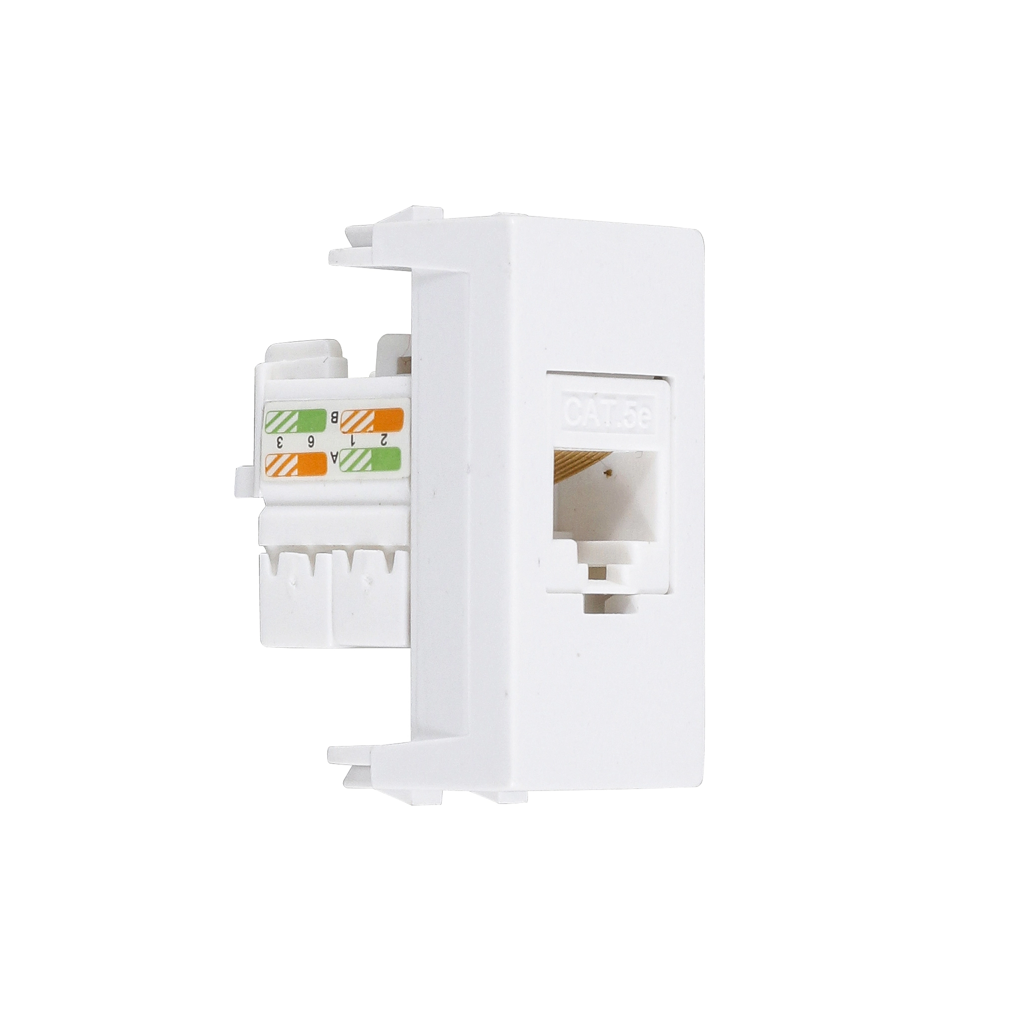 Módulo de Tomada Informática RJ45 Branco Lille Lexman