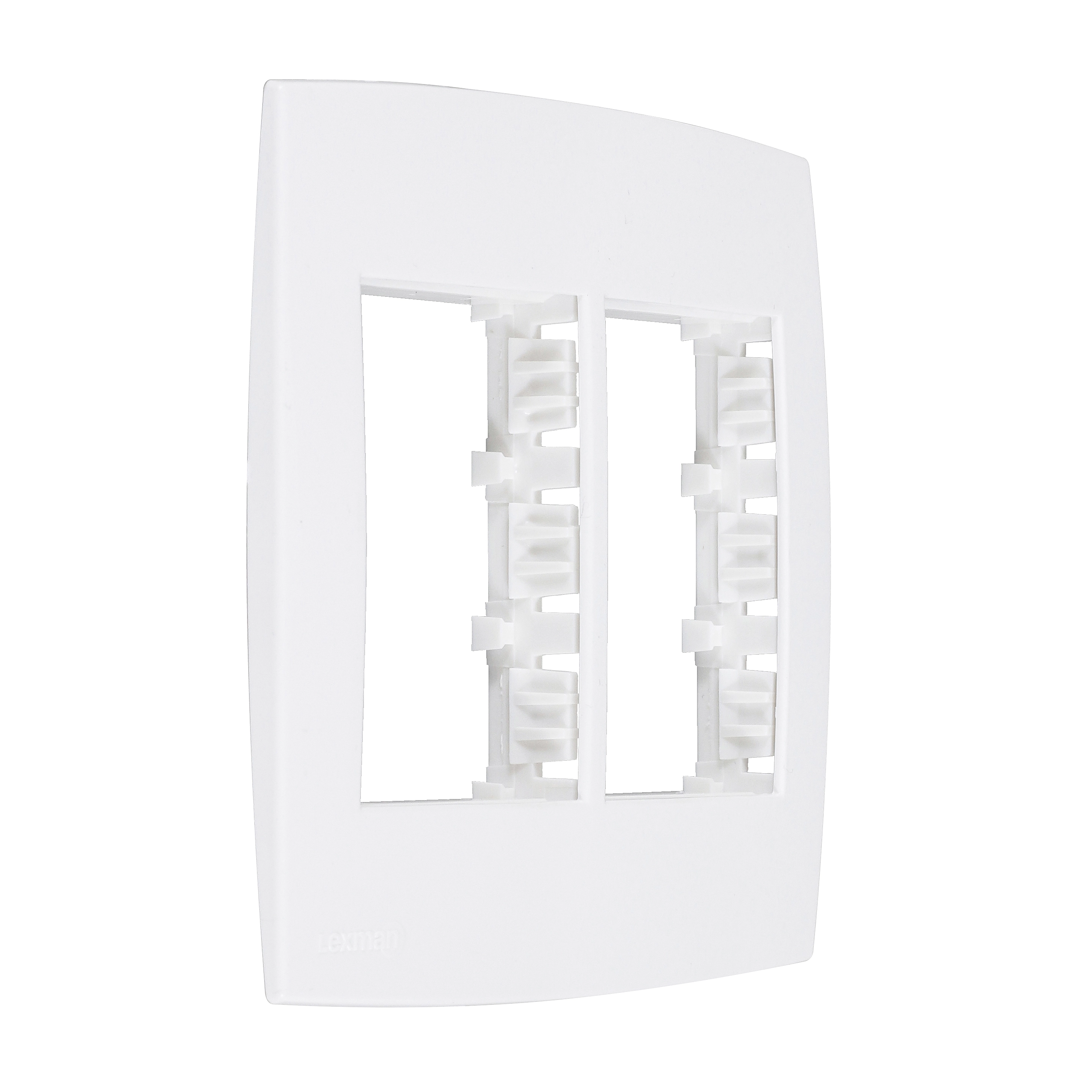Placa com Suporte 4x4 6Módulos Branco Lille Lexman