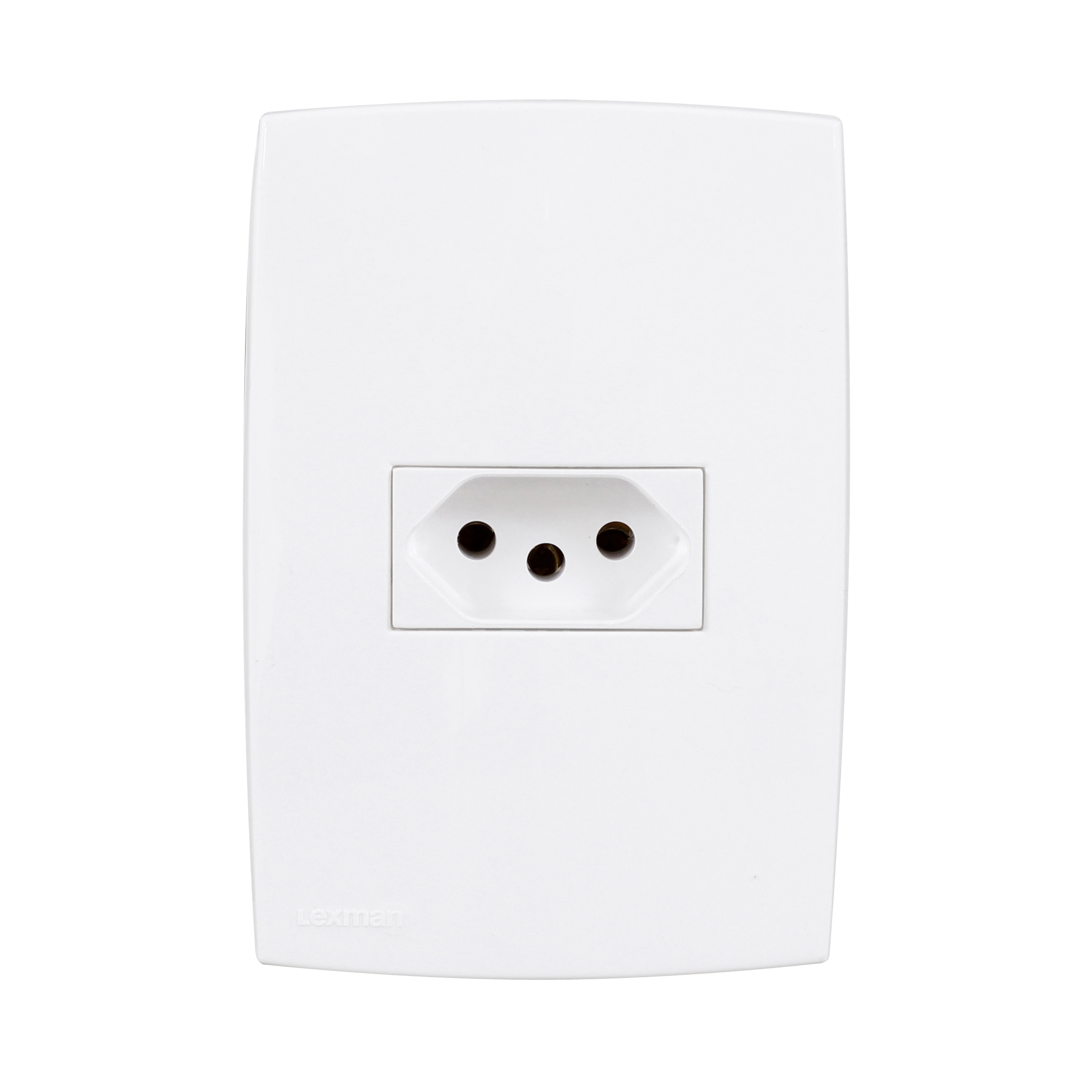Conjunto de Tomada Energia 2+T 20A Branco Lille Lexman