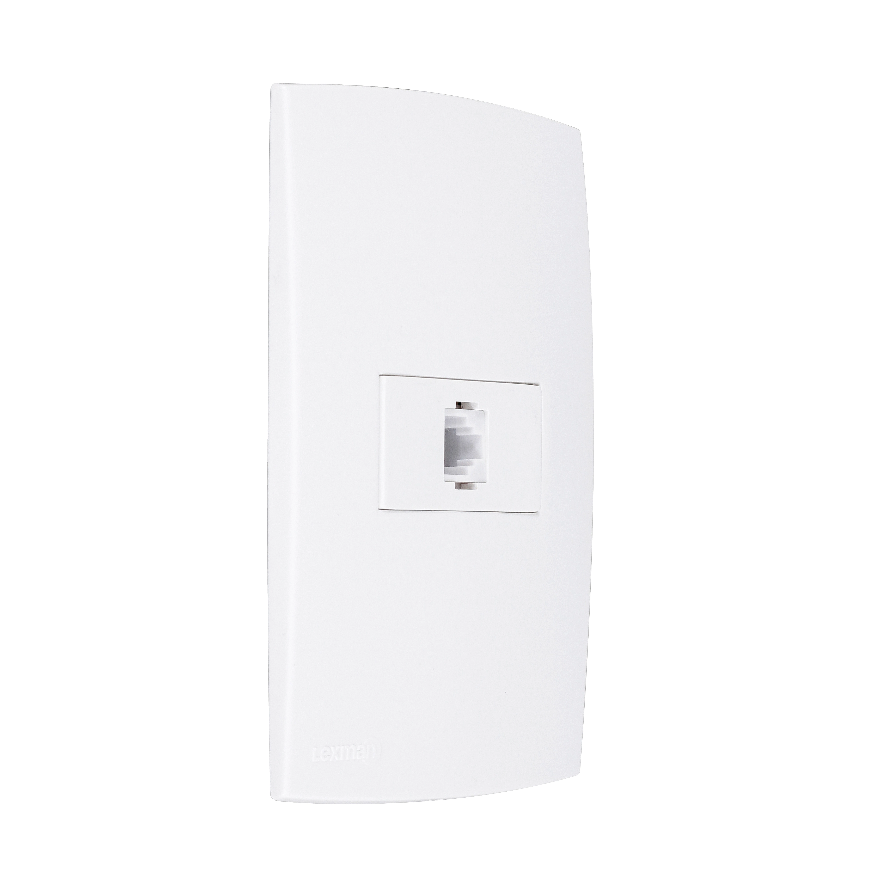 Conjunto de Tomada Telefonia RJ11 Branco Lille Lexman