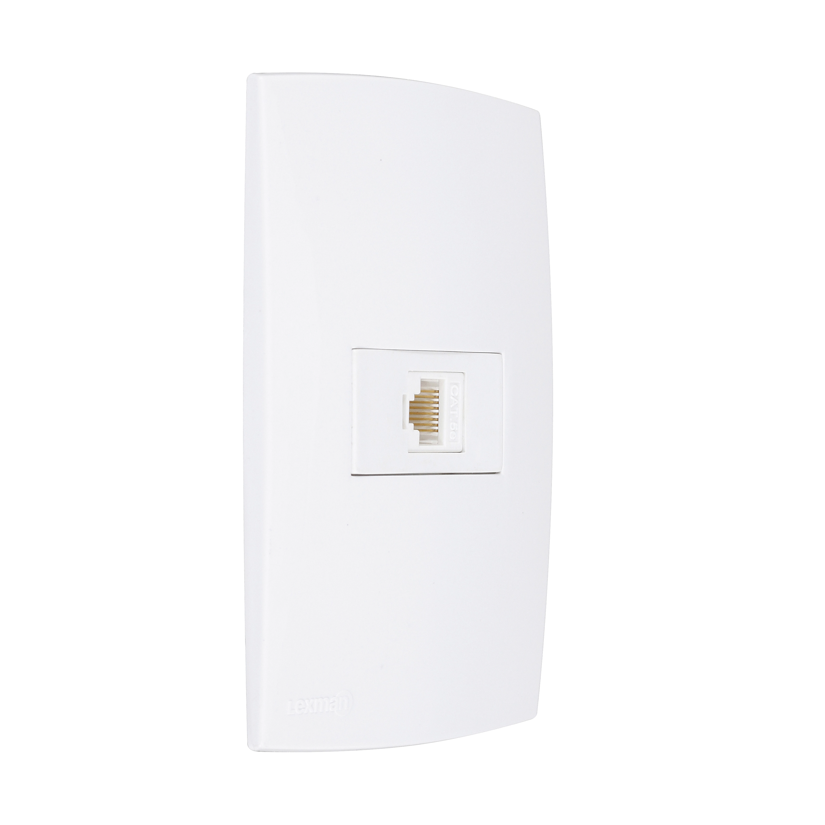 Conjunto de Tomada Informática RJ45 Branco Lille Lexman