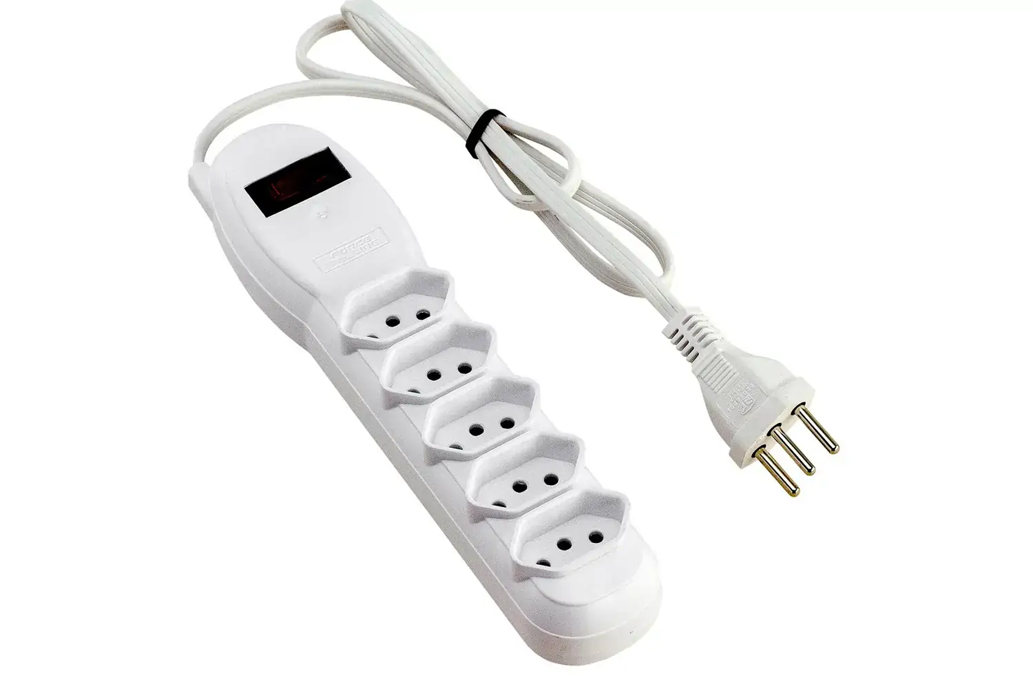 Force Line Filtro De Linha 5 Tomada Bivolt Branco