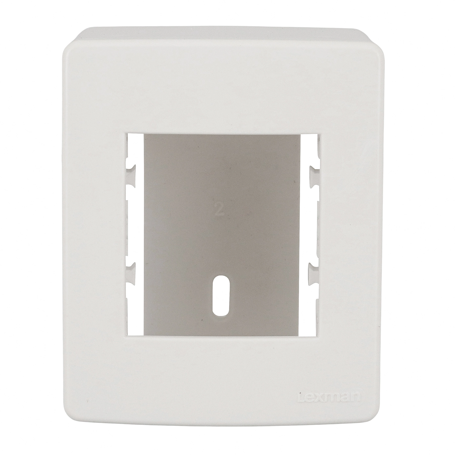 Placa Com Suporte de Sobrepor para 2 Módulos Lexman