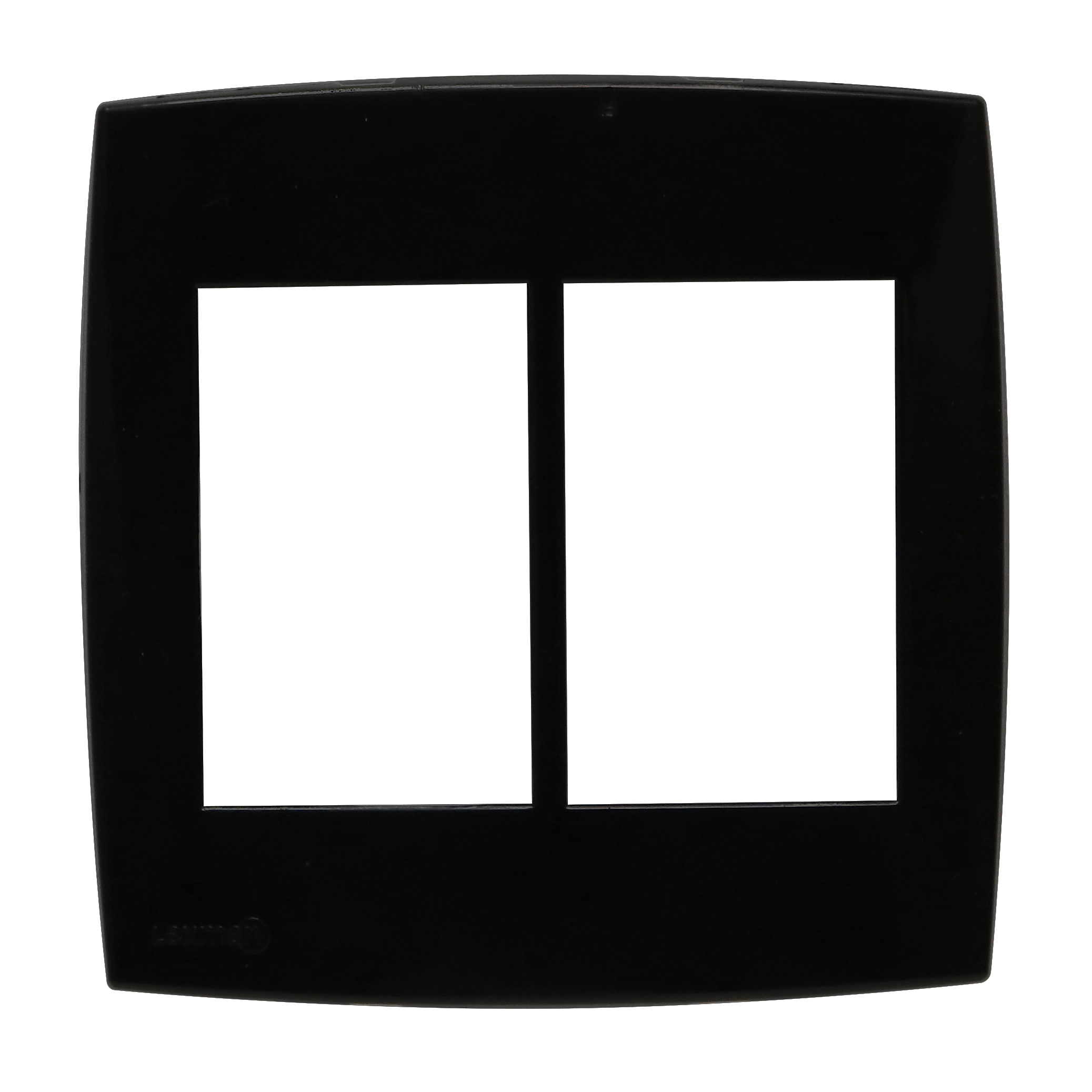Placa com Suporte 4x4 6Módulos Preto Lille Color Lexman