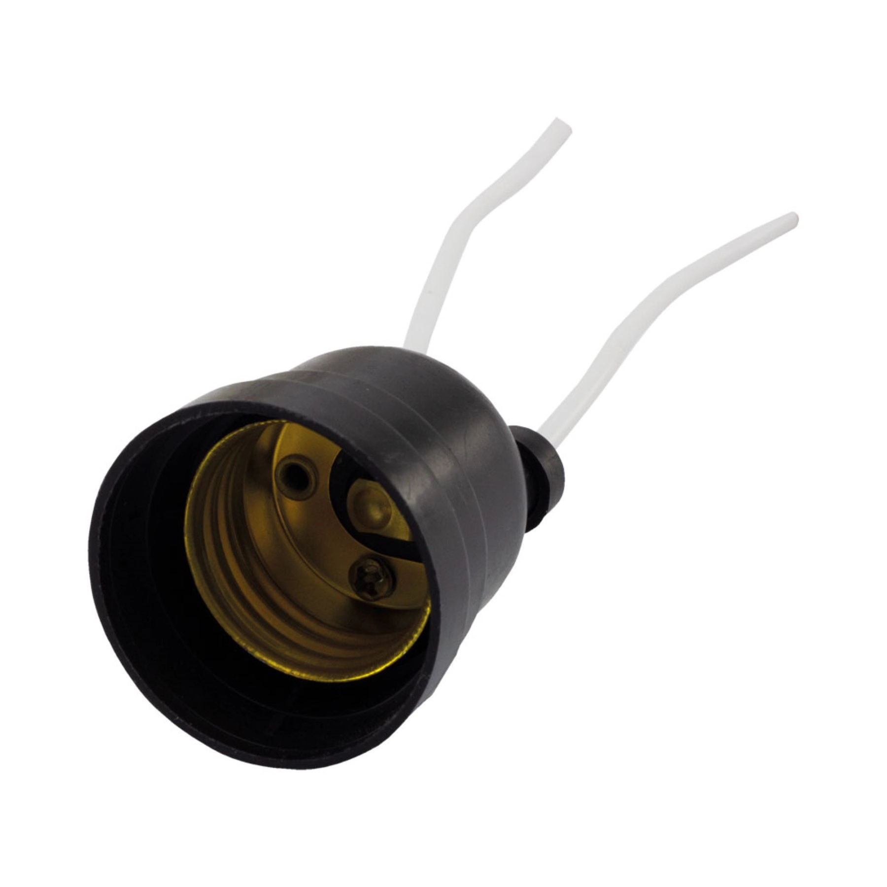Soquete para Lâmpada E27 Preto Force Line