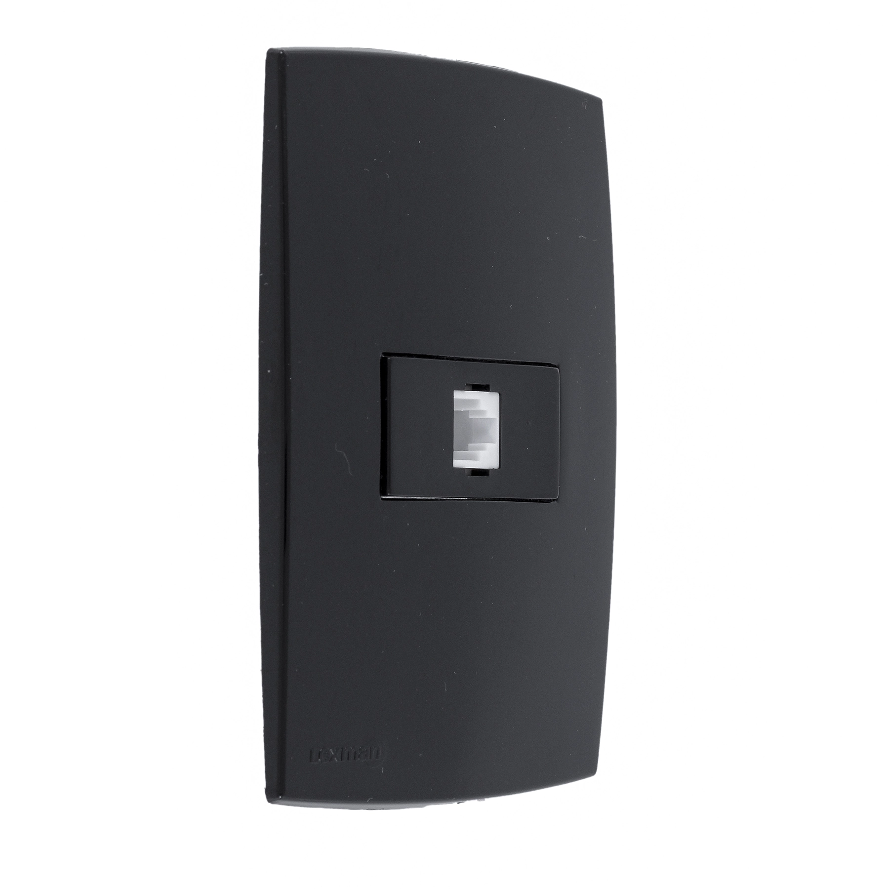 Conjunto Tomada Telefone RJ11 (2 fios) Preto Lexman