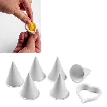 Kit Cortador E Modelador Flor Copo De Leite C/7
