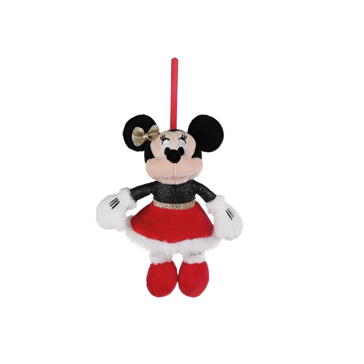 Enfeite P/ Pendurar Minnie Verm/ouro 15cm Cromus