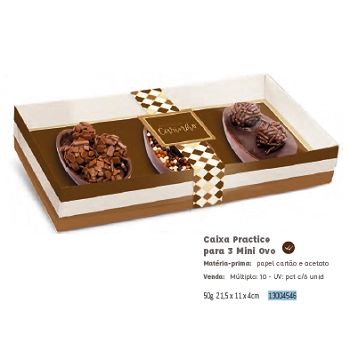 Cx Pratice 3/ovos 50gtons De Chocolate Un Cromus