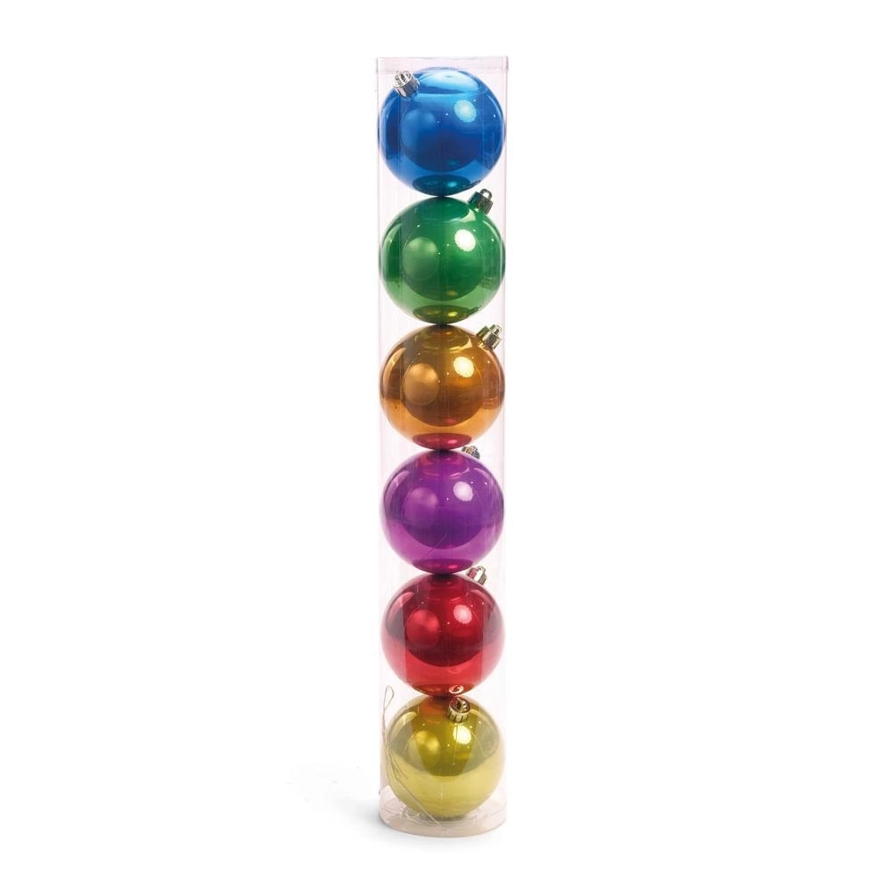 Bola Natal 6cm 6un 1001474 Cromus