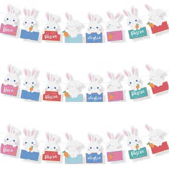 Pascoa22 Cromus Faixa Decorativa Os Coelhinhos