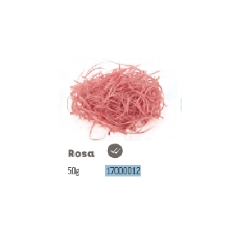Palha Fina De Madeira Rosa 50g 1x1un