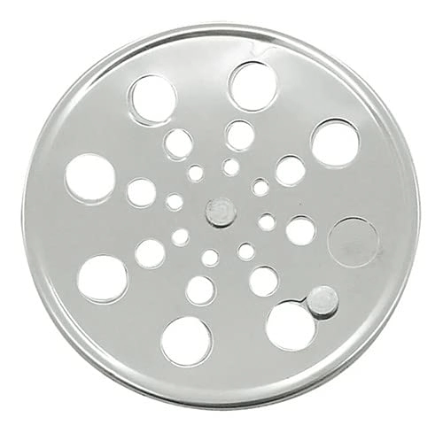 Ralo Grelha Inox Para Banheiro Redondo 10x10 Com Fecho Casagrande Mundial Tampa