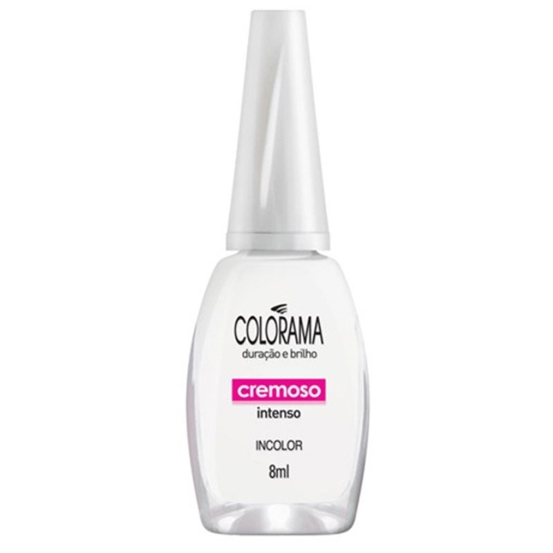 Esmalte Cremoso Incolor Colorama Cuidados Essenciais Blister 8ml