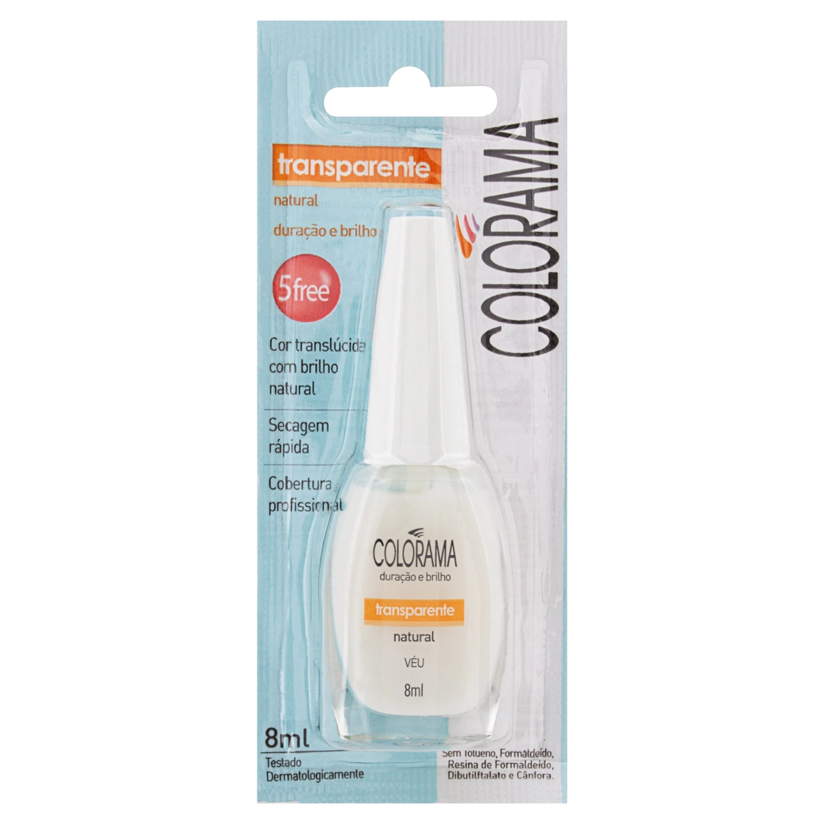 Esmalte Transparente Véu Colorama Blister 8ml