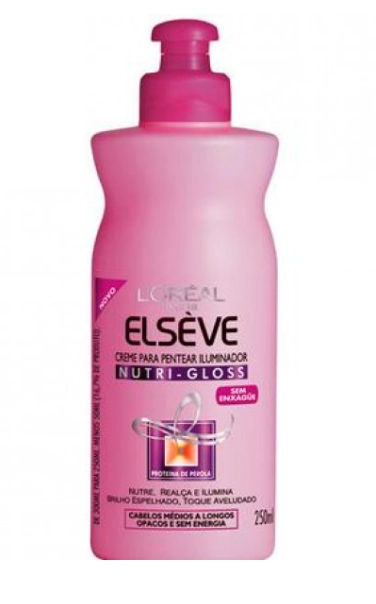 Creme Para Pentear Elseve Nutri Gloss 250ml Loreal Paris