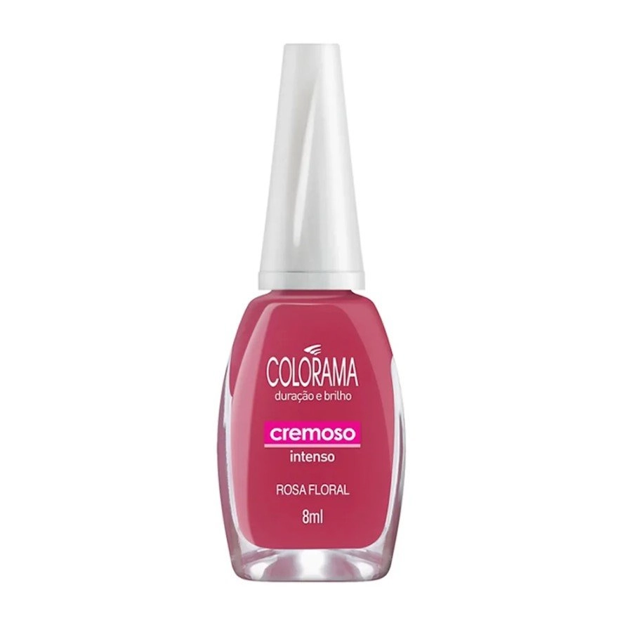 Esmalte Cremoso Colorama Rosa Floral 8Ml