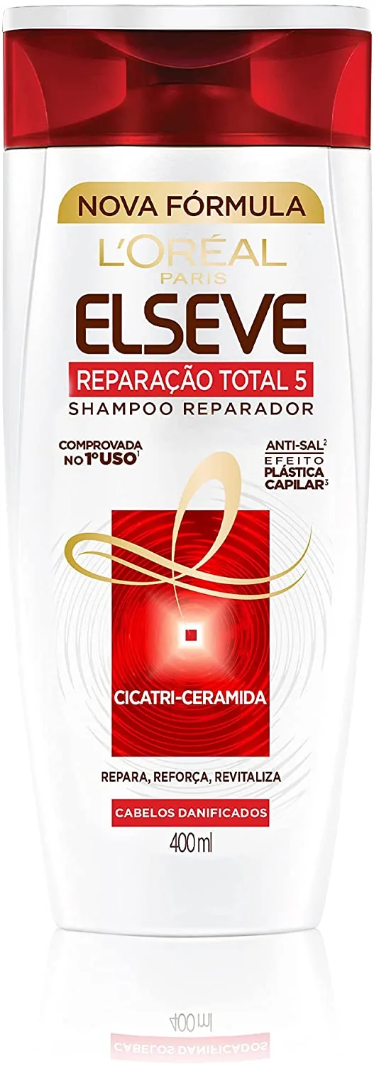 Shampoo Elseve Reparação Total 5+ L'Oréal Paris 400ml