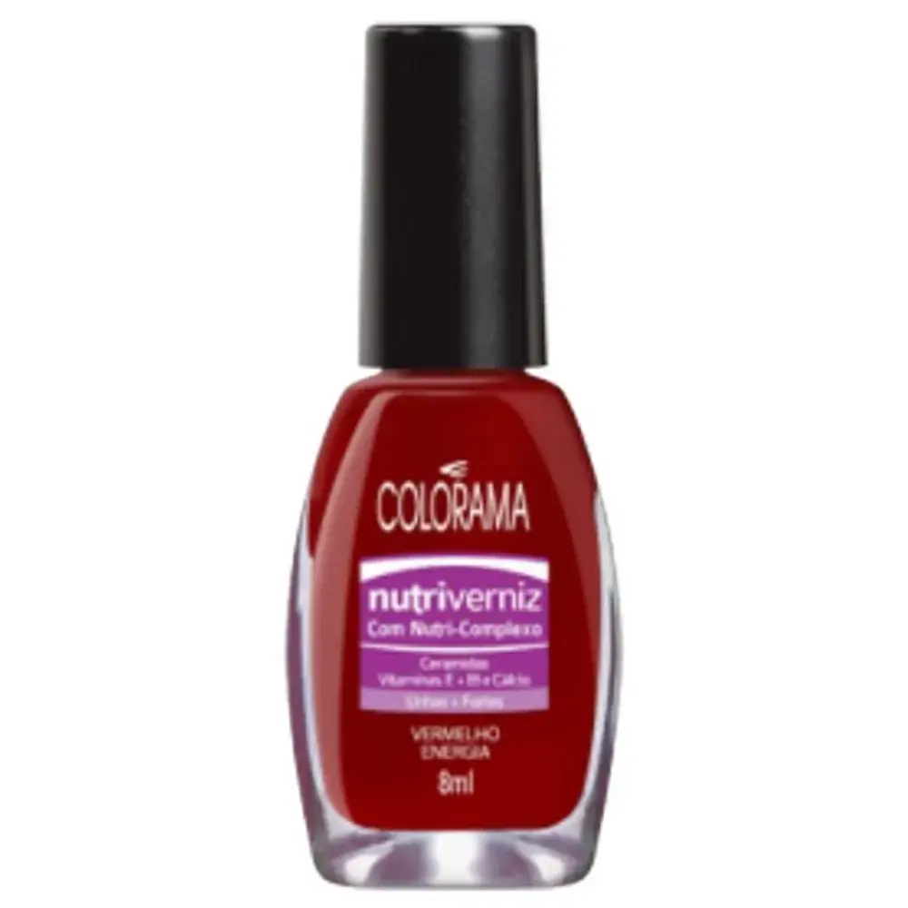 Esmalte Nutri Verniz Vermelho Energia 8ml Col