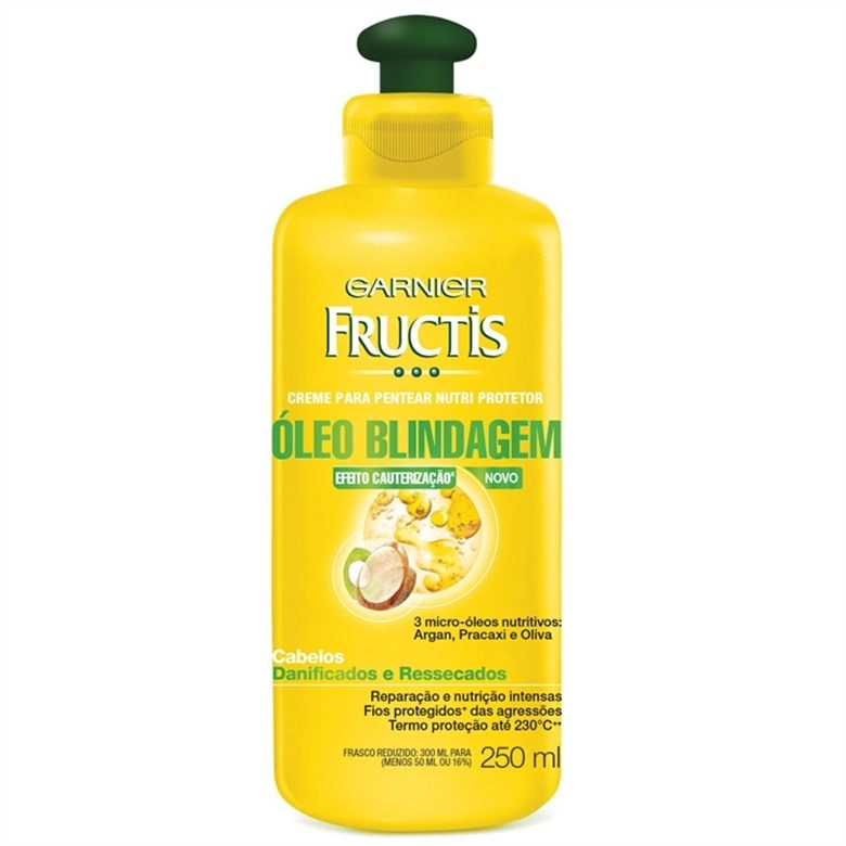 Creme De Pentear Garnier Fructis óleo Blindagem Efeito Cauterização
