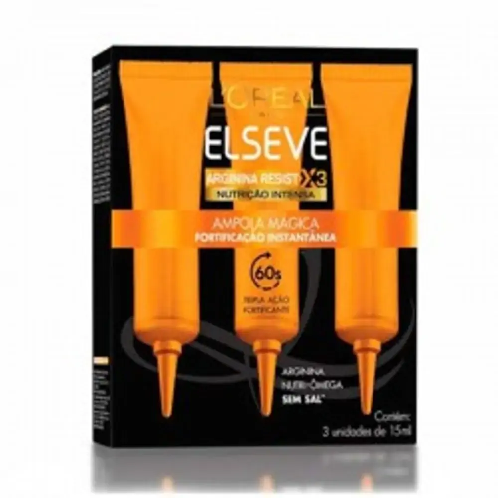 Ampola De Tratamento Elseve Magica Arginina C/3 Loreal Paris