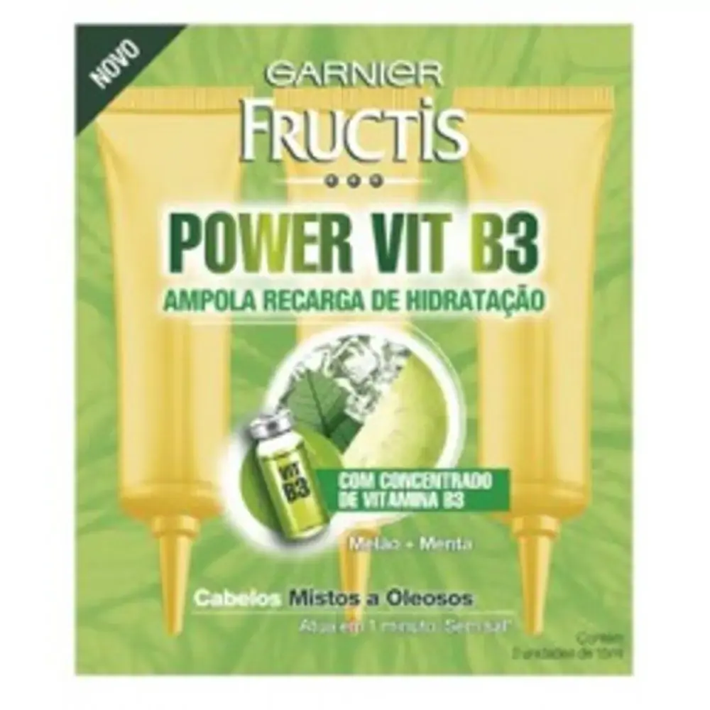 Condicionador Garnier Fructis Amp Power Hidr Vit B3 C/3