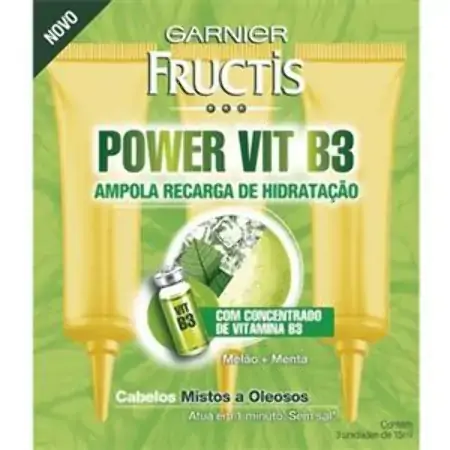 Condicionador Garnier Fructis Amp Power Hidr Vit B3 C/3