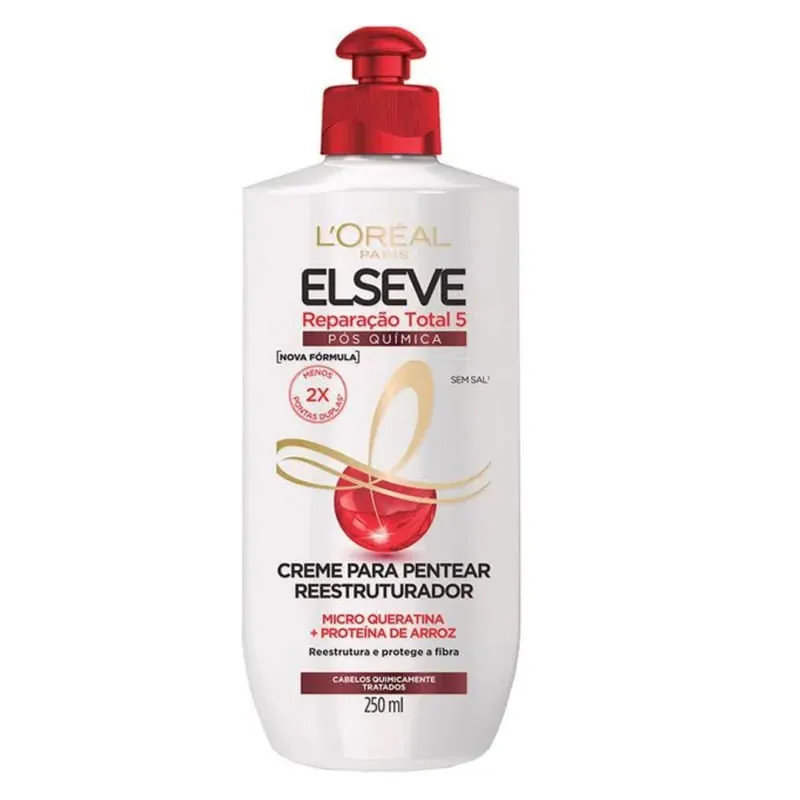 Creme para Pentear Elseve Reparação Total 5 Especial Química 250ml
